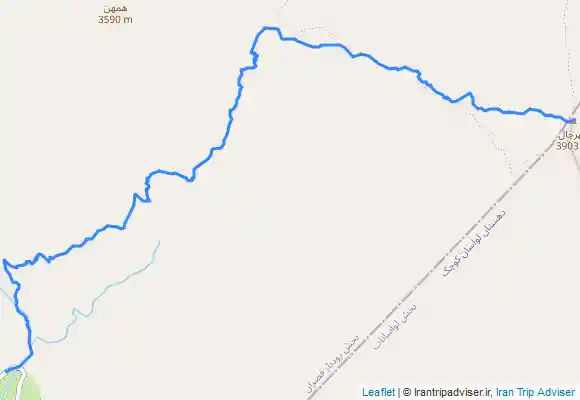 ترک جی پی اس قله مهرچال از روستا امامه -mt.mehrchal