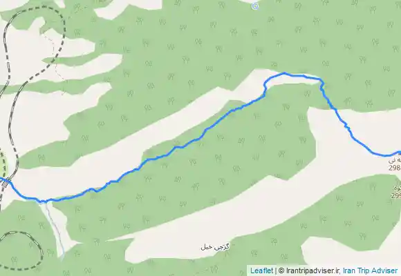 ترک جی پی اس قله سرخنی از پل ورسک