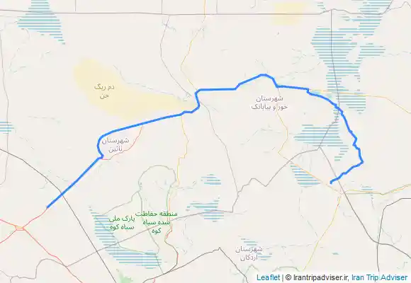 ترک جی پی اس شتران ،انارک