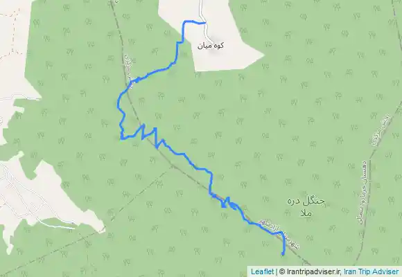 ترک جی پی اس آبشار ملچ چشمه