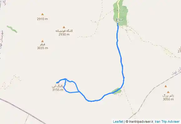 ترک جی پی اس قله پلنگ آبی (پالنگ آبی)