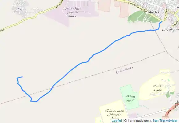 ترک جی پی اس غار بیدک بجنورد