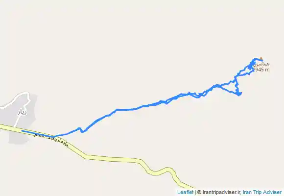 ترک جی پی اس صعود زمستانه هماسون روستای زیار