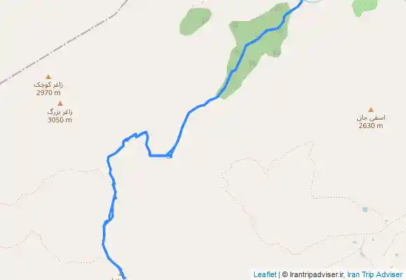 ترک جی پی اس قله برف انبار، ۳۲۲۰ متر، سیمرغ استان قم، مسیر فردو، Barf Anbar Peak, 3220 m, Qom,