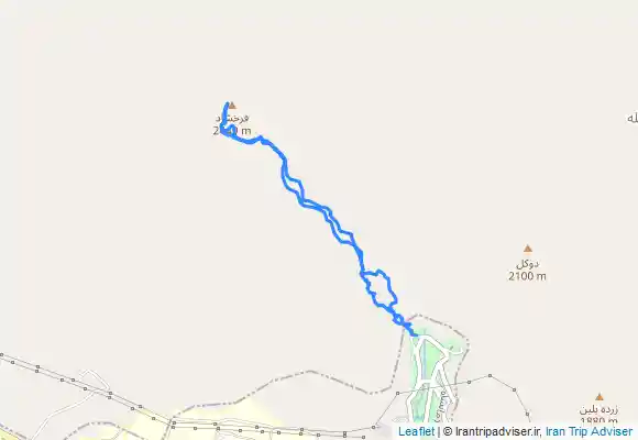 ترک جی پی اس قله فرخشاد Farokhshad Summit