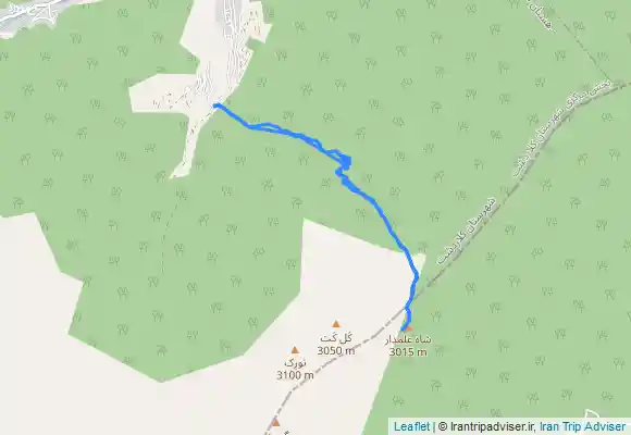 ترک جی پی اس قله شاه علمدار رفت و برگشت