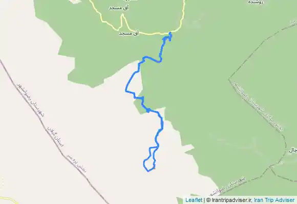 ترک جی پی اس قله دیه گاه پونل-خلخال (زمستانه)