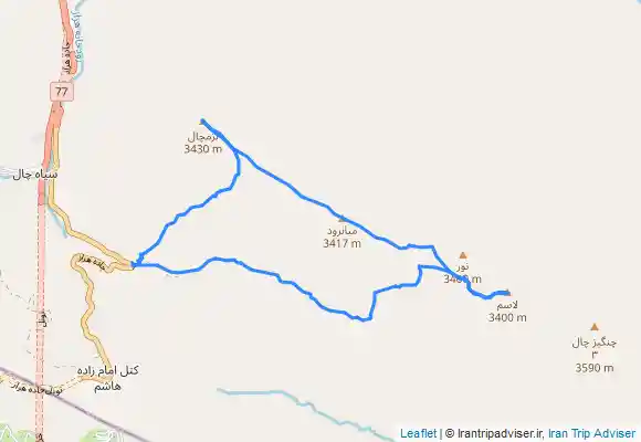 ترک جی پی اس بزمچال تا لاسم