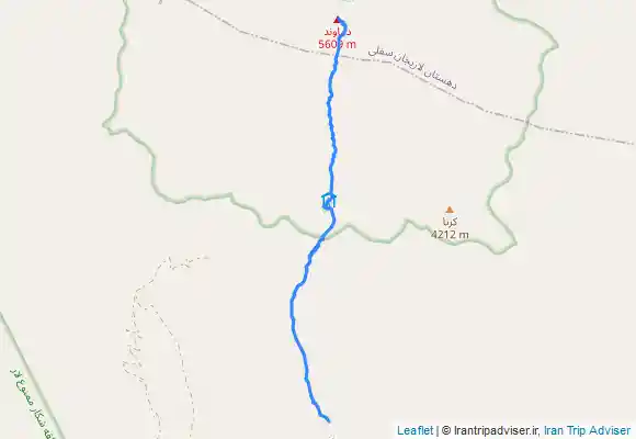 ترک جی پی اس قله دماوند مسیر جنوبی