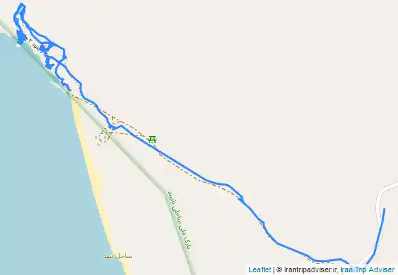 ترک جی پی اس ساحل بنود و چشم خلیج فارس