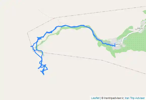 ترک جی پی اس آبشارهای یخ زده اخلمد