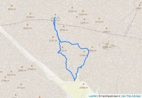 ترک جی پی اس صعود قله یک روزه چال آذران