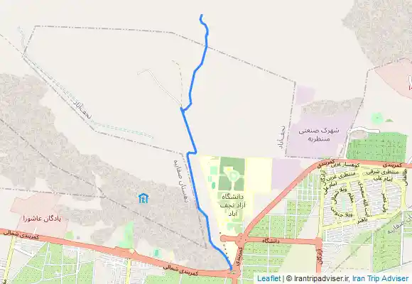 ترک جی پی اس چشمه آب کم (دره بیدی) نجف آباد