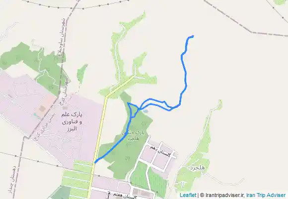 ترک جی پی اس قله هلجرد