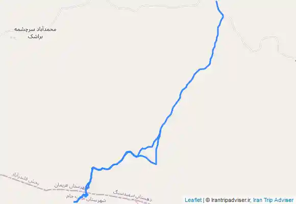 ترک جی پی اس قله نالو صعود زمستانه (از روستای دوقلعه براشک از توابع سفید سنگ فریمان)