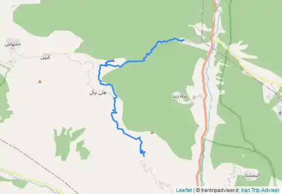 ترک جی پی اس قله بنوم منطقه چلیا ارتفاع ۲۳۵۰ متر گروه کوهنوردی نشاط بابل