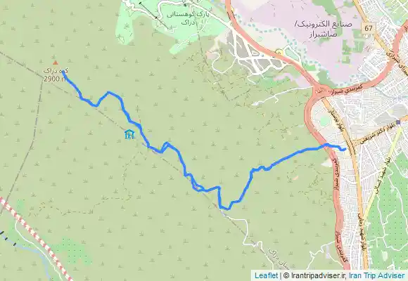 ترک جی پی اس تمرین صعود زمستانه قله دراک