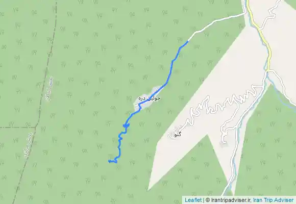 ترک جی پی اس ابشار خشکی دره خلیندره