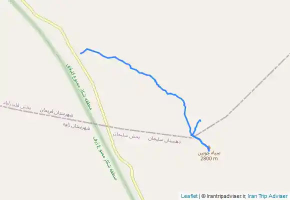 ترک جی پی اس قله سیاه چوبین بی بی غیب