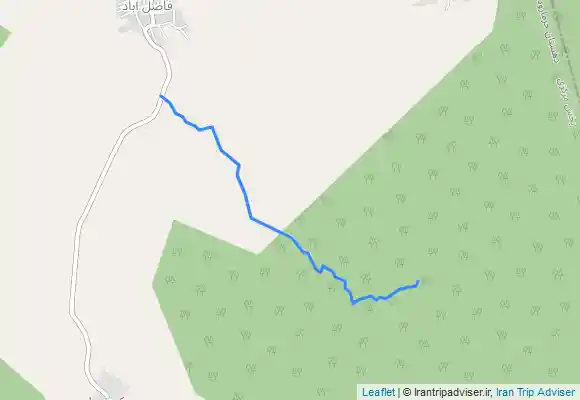 ترک جی پی اس Lasho Waterfall آبشار لاشو فاضل آباد آزادشهر