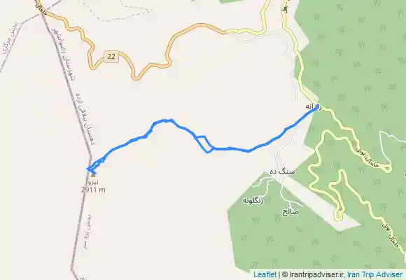 ترک جی پی اس صعود زمستانی قله تیرو