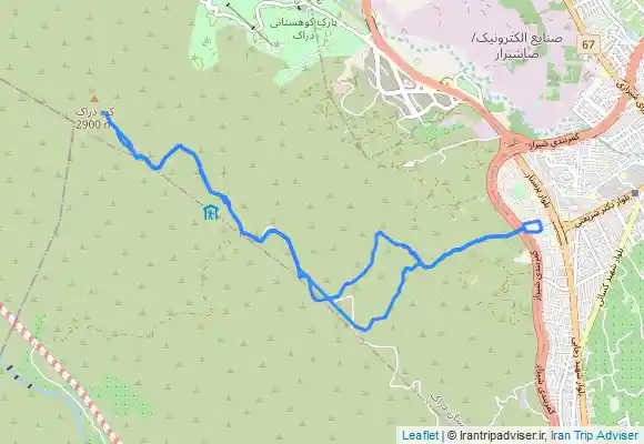 ترک جی پی اس قله دراک ، رفت غدیریه ، برگشت دره موسوی