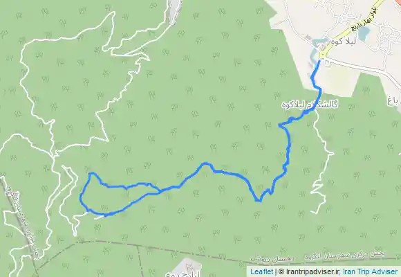 ترک جی پی اس لیله کوه به دکل به جنگل اته کوه لنگرود
