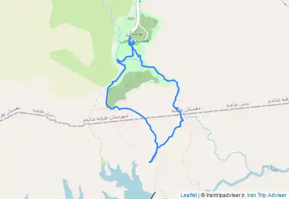 ترک جی پی اس پیمایش هفت حوض مشهد ۱۴۰۳/۱/۳