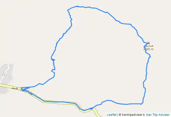 ترک جی پی اس قله هماسون از جاده لاسم