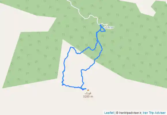 ترک جی پی اس قوزک یا تاج‌مریجان از گرده‌شرقی