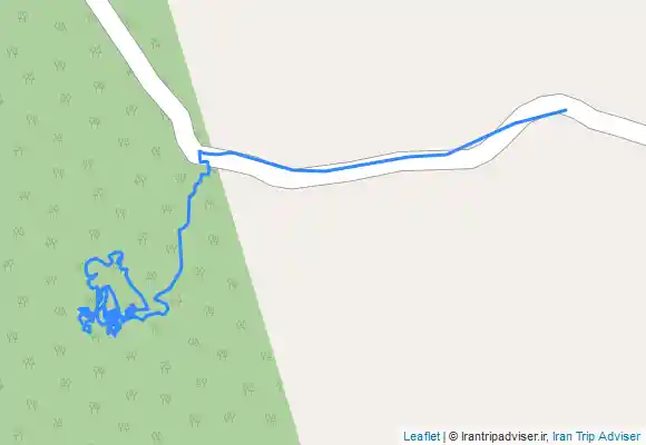 ترک جی پی اس آبشار بلم جرک یا قلعه قافه