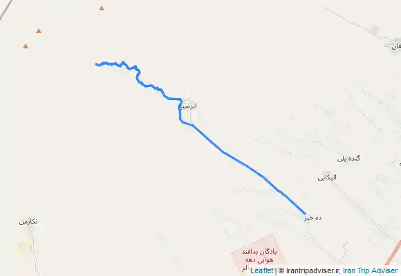 ترک جی پی اس آبشارهای یخی ابرسج - شاهرود