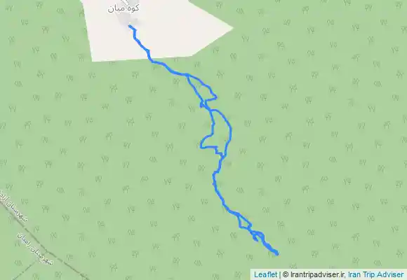 ترک جی پی اس آبشار های چلم پرچین کوهمیان آزادشهر