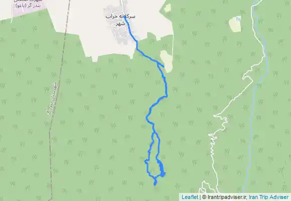 ترک جی پی اس ابشار های بزبنه سنگ کومه منزولک سرکلاته خرابشهر