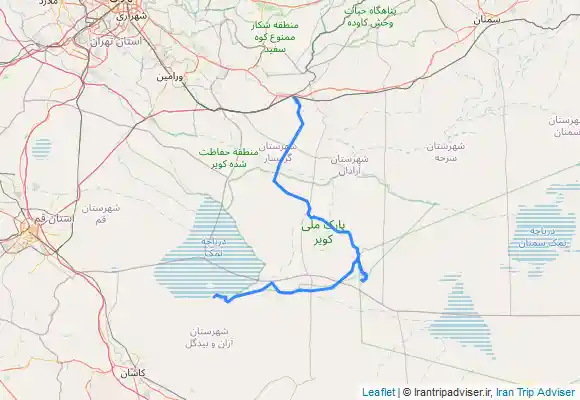 ترک جی پی اس Garmsar-Zolamat valley-Maranjab