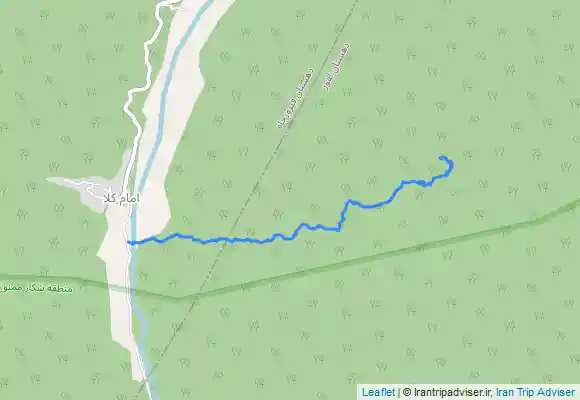 ترک جی پی اس Angelika Waterfall آبشار آنجلیکا از شاه کلا