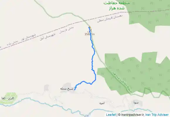 ترک جی پی اس قله گِلن(شیخ کوه)