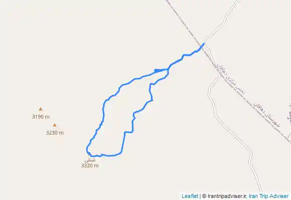 ترک جی پی اس رفت و برگشت قله شنلی