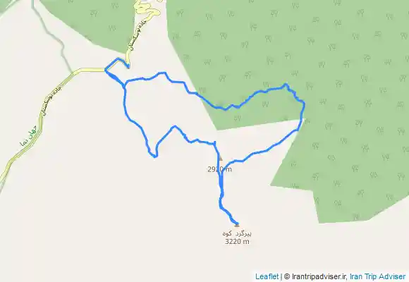 ترک جی پی اس پیمایش سرعلی آباد، چکل دخترپران، قله پیرگردکوه، مرتع خوجیره و بازگشت به نقطه شروع