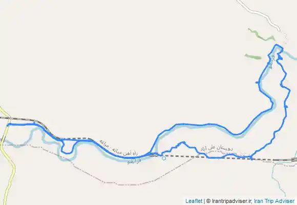 ترک جی پی اس Zahhak Castle قلعه ضحاک از مسیر رود قرانقو