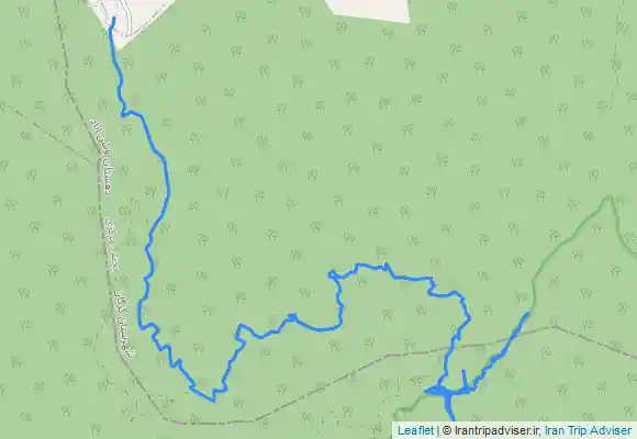 ترک جی پی اس پیمایش فنی دره جهان نما از کلبه مش صفر تا آبشارهای بالادست بهشت باران، همه آبشارها فرود با طناب و ابزار دره نوردی انجام شد