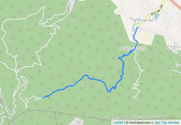 ترک جی پی اس Atekuh az leylakuh - قله اته کوه (عطاکوه) از لیلاکوه