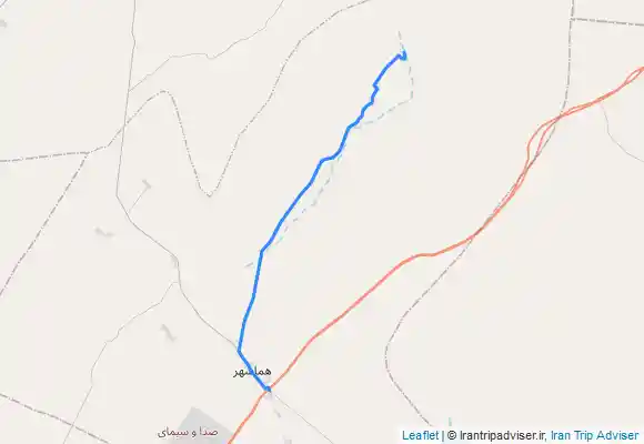 ترک جی پی اس مسیر از سعادت آباد تا آبشار گیسمون