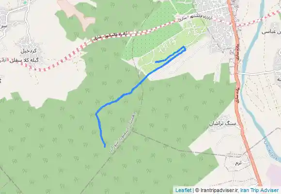ترک جی پی اس ساری مهدشت به سکوتپه