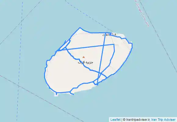 ترک جی پی اس دور جزیره لارک Larak around