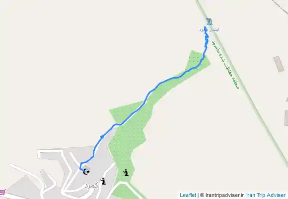 ترک جی پی اس Kamard waterfall