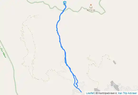 ترک جی پی اس ‘Abbāsābād - Mountain hut - مسجد صاحب الزمان - Parking بارگاه سوم