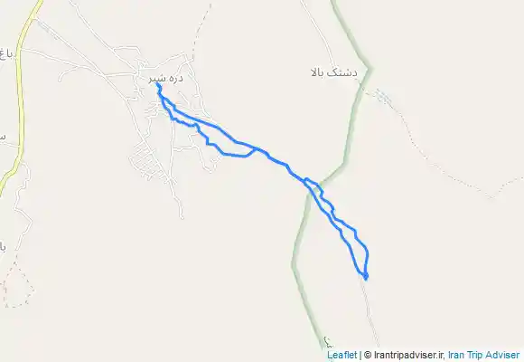 ترک جی پی اس روستای دره شیر تا چشمه دره خشک