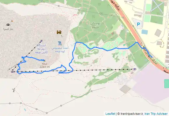 ترک جی پی اس قله صفه