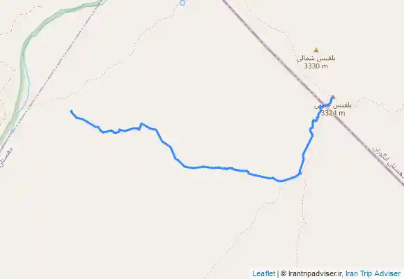 ترک جی پی اس صعود به قله بلقیس ( طرح سیمرغ )